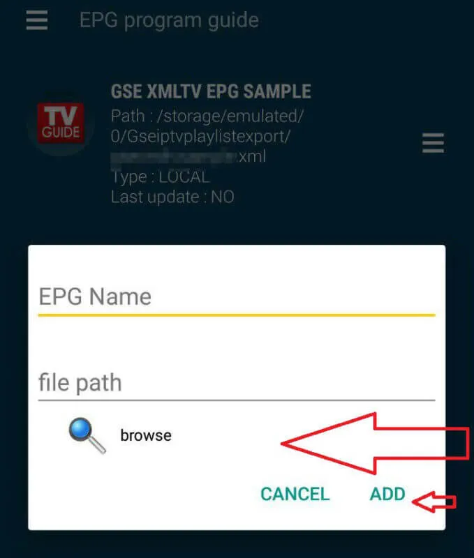 How to setup EPG on Android using GSE IPTV App 2025? 6 September 6877 epg gse android4 2026